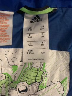 Теплый жилет с отстегивающимся капюшоном Adidas Ад