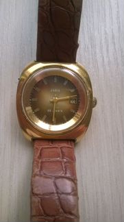 Часы из СССР Zaria (Заря ) с позолотой, 22 jewels