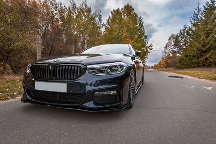 Сплиттер переднего бампера BMW 5 G30 G31 M-Pack V2