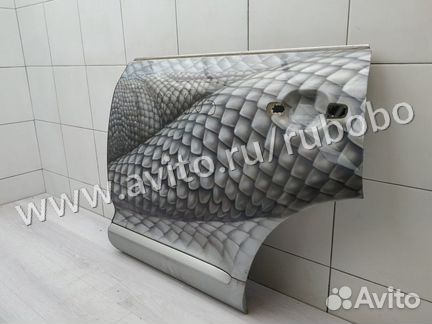 Дверь задняя левая 95553301103GRV Porsche Cayenne