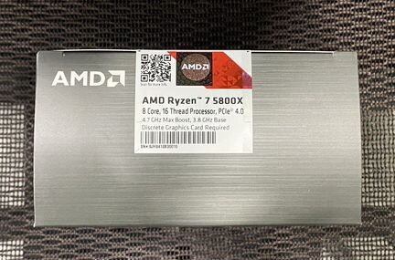 Amd Ryzen 7 5800X Box