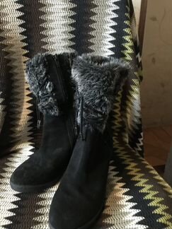 Сапоги зимние/ замша/мех