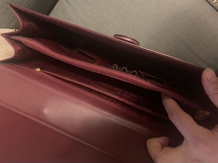 Портфель Cartier бордовый оригинал