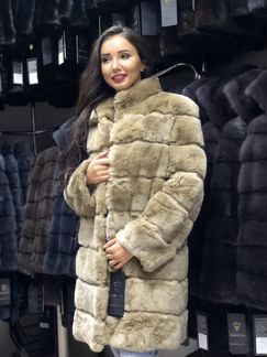 Шуба мех бобрика
