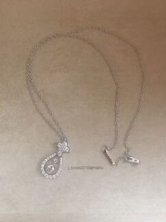 Золотое колье Graff с бриллиантами 0.98 ct