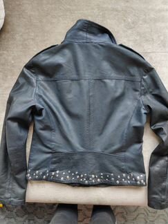 Куртка кожа, надета один раз