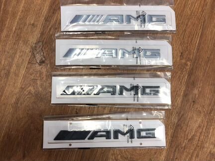 Надпись AMG на крышку багажника Mercedes