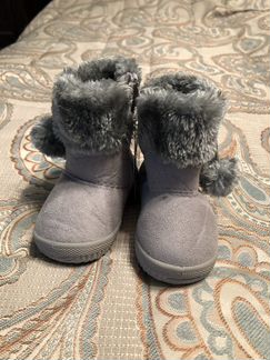 Угги из текстиля новые