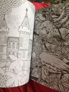 Мини-раскраска-антистресс Загадочный лес