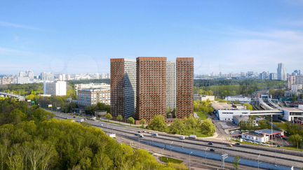 1-к апартаменты, 45 м², 24/28 эт.