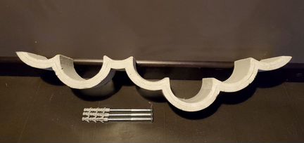 Полка для туалетной бумаги типа 'облако'