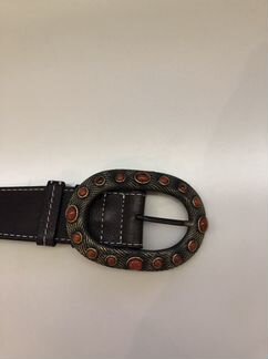 Кожаный ремень Москино
