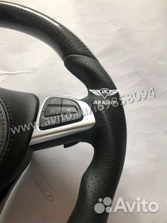 Руль карбоновый для AMG Mercedes Benz с подушкой