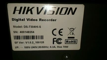 Видеорегистратор Hikvision DS-7304HI-S