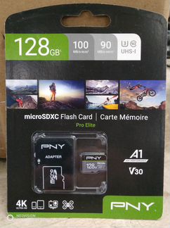 Micro SD Card PNY 128gb High speed 90/100 MB/s 4K
