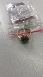 Золотое кольцо с бриллиантом 585 проба