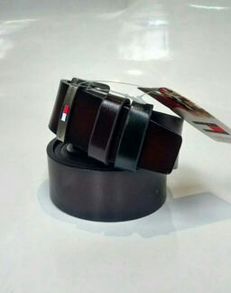 Ремень Tommy hilfiger темно коричневый кожаный нов