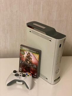 Xbox 360 + 1 игра (Fable 2) + 1 джойстик