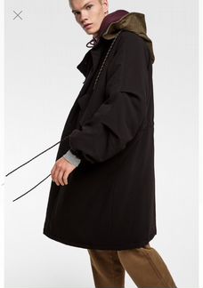 Парка-пальто, новая, редкая, oversize