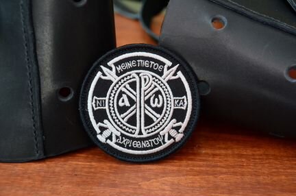 Патч Крест Константина с липучкой