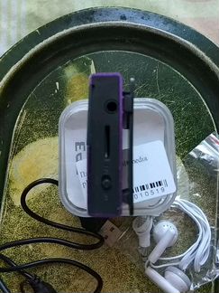MP3 плеер фиолетовый металлик