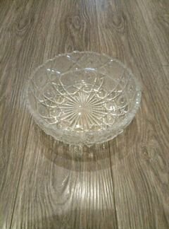 Салатник хрустальный