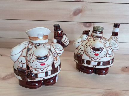 Декоративная бутылка с пробкой