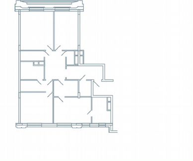 3-к квартира, 153.7 м², 4/6 эт.