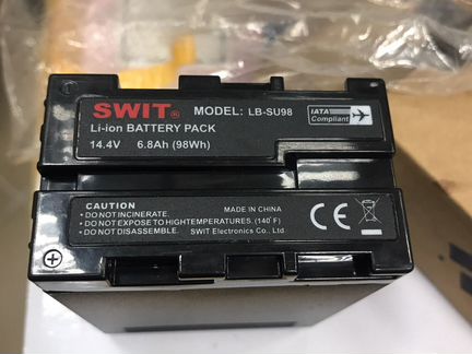Видео батарея Swit Lb-su98 новая