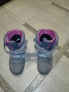 Ботинки демисезонные на шерстянной подкладке Ecco