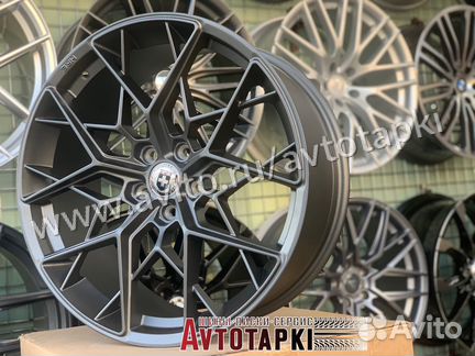 Диски литые R19 5x114,3 HRE FF10 матовый графит