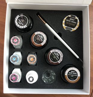 Набор хны для окрашивания бровей - Sexy Brow Henna