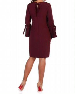 Платье бардовое (р-р 44, новое)