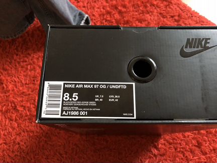 Nike Air Max 97 undefeated US-8,5
