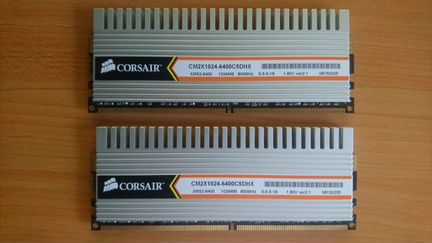Оперативная память Corsair ddr2 800 (1gb*2шт)