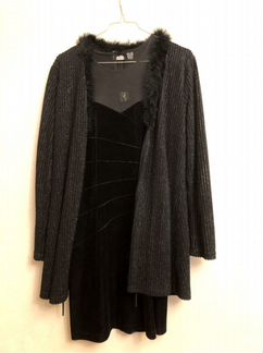 Кардиган с платьем