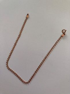 Золотой браслет-цепочка