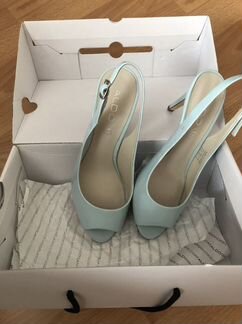 Туфли aldo 37р, новые, голубые