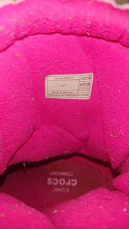 Сапожки crocs демисезонные