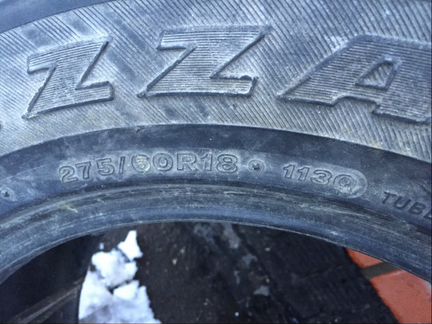 275 60 18 Bridgestone Blizzak DM-Z3 2шт