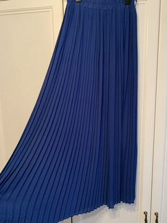 Юбка плиссе длинная в пол длина макси