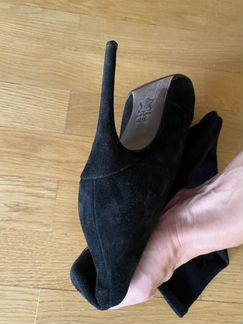 Ботфорты женские чёрные, Gianni Renzi