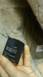 Натуральная дубленка lacoste