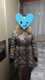 Пуховик женский зимний 48-50
