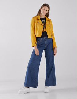 Косуха bershka желтая M