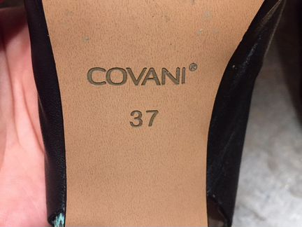 Туфли-босоножки кожаные, 37 размера, Covani
