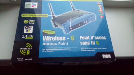 Новая беспроводная точка доступа LinkSys WAP54G