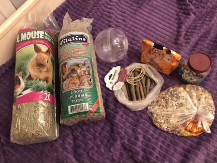 Сено,корм для хомяка,колесо