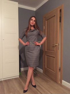 Платье в клетку