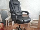 Офисное кресло с массажем - цвет: черный
